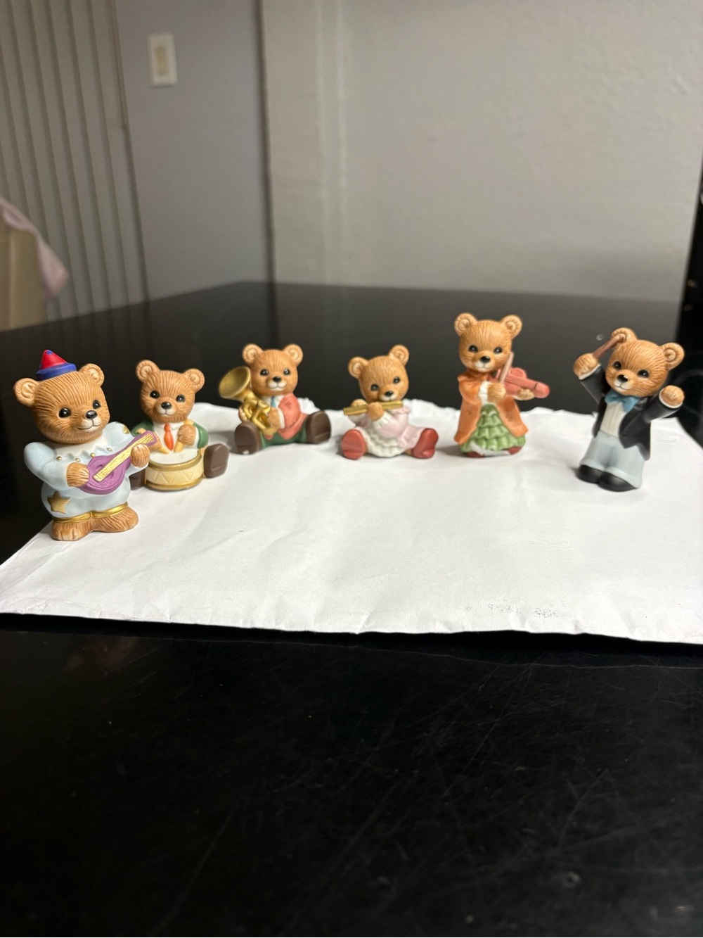 Homco Bear Musician Figurines set